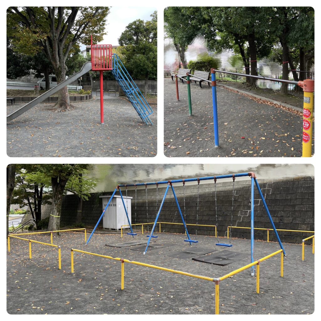 公園内遊具塗装